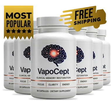 VapoCept 6 bottles package, 180-day supply